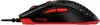Side view of a black and red gaming mouse. Produktbild-Vorschau