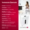 Olympia Aktenvernichter CC 2515 S Weiß Anteprima dell’immagine prodotto 6