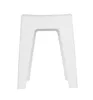 A white stool on a white background. Produktbild-Vorschau
