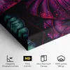 ARTHUB® Leinwandbild 50x70 cm, Big Purple Exotic | Produktbild-Vorschau 3