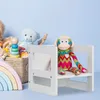 Relaxdays Sitzhocker Kinder, 2in1 Wendehocker, 2 Sitzhöhen, Produktbild-Vorschau 2