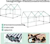 Diagrams and text illustrating the features of a greenhouse structure. Voir les images du produit