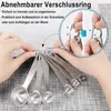 Sada odměrných lžic z nerezové oceli 6 kusů lžiček sada Náhled obrázku produktu 3