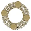 3.06 Metall LED Adventskranz in gold - Ø 32 cm - Kranz mit Produktbild-Vorschau 5