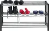 Schuhregal - Schwarz - Chromfarben - MDF - Metall - 80 x Produktbild-Vorschau 2