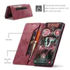 A product image showing a red phone case with card slots and a phone inside. Produktbild-Vorschau