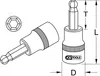 KS Tools 917.3861, Buchse, 3/8", Metrisch, 1 Kopf/Köpfe, 4 Produktbild-Vorschau 2