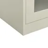 vidaXL Armadio per ufficio grigio chiaro 90x40x90 cm Anteprima dell’immagine prodotto 6
