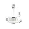Ideal Lux AUDI-80 SP8, 8 Glühbirne(n), G9, IP20, Chrom Produktbild-Vorschau 4
