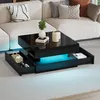 STILVORA 65 x 65 x 38.5 cm Couchtisch anhebbarer Produktbild-Vorschau 3