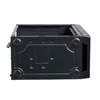 The image shows the bottom and side of a black computer case, isolated on a white background. Anteprima dell’immagine prodotto