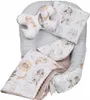 Babynest Set Babymam 7-teilig Baumwolle Minky Grau Produktbild-Vorschau 3