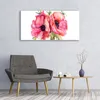 Glasbilder 120x60 Wandbild Druck auf Glas Blumen Aquarell Produktbild-Vorschau 3