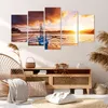 Bild auf Leinwand - Leinwandbild - Ufer Boot Strand - Produktbild-Vorschau 7