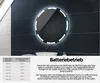Batteriebetriebener LED Runde Spiegel 70x70 cm - Badspiegel Produktbild-Vorschau 2