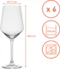 1.06 Rotweinglas CARA im 6er Set - 6x 510ml - Rowein und Produktbild-Vorschau 2
