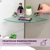 seria łazienkowa bremermann PIAZZA - Szklana półka narożna, Podgląd zdjęcia produktu 4