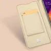 A close-up view of a phone case with a card slot, showing a phone screen in the background. Produktbild-Vorschau