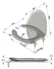 Sapho | Wc-sitz Für Menschen Mit Behinderung - 37,3 X 44,9 Produktbild-Vorschau 4