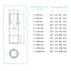 Rohrdoppelnippel 1 Zoll 33,7 x 300 mm DN25 Rohrnippel Produktbild-Vorschau 3