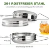 Edelstahl Honigsieb 2-lagig – Imker Sieb mit verstellbarem Produktbild-Vorschau 2