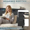 TRMLBE Tmavě šedá moderní čalouněná postel do ložnice, Náhled obrázku produktu 6