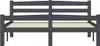 vidaXL Posteľ z masívu Tmavo šedá borovica 120x200 cm Náhľad obrázku produktu 4