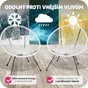 TecTake 404406, Ocel, Plast, Bílá Náhled obrázku produktu 8