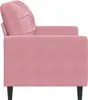 vidaXL 2-osobowa sofa różowa 120 cm aksamitna Podgląd zdjęcia produktu 5