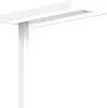 A white LED floor lamp with a rectangular light fixture. Produktbild-Vorschau