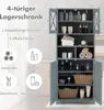 GOPLUS 145 cm Badezimmerschrank, freistehender Produktbild-Vorschau 2