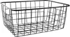 Korb Metall, schwarz, Höhe: 125 mm, Länge: 280 mm, Breite: Produktbild-Vorschau 1