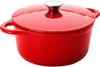 Ibili-Cocotte-Topf, emailliertes Gusseisen, 24x11,5 cm, rot Produktbild-Vorschau 2