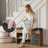Banc à chaussures Mondeer avec assise, étagère à chaussures Voir les images du produit 5