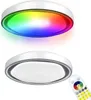 TRMLBE Deckenlampe 60W RGB LED Deckenleuchte φ50x8cm Produktbild-Vorschau 1