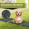 Lot de 8 dalles COSTWAY 39,5 x 39,5 cm avec piquets, dalles Voir les images du produit 5