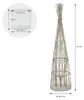 ECD Germany Bambus Laterne Windlicht H:91cm Gartenlaterne Produktbild-Vorschau 6