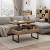 A living room scene with a sectional sofa and a lift-top coffee table. Voir les images du produit