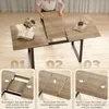 HOMCOM Esstisch ausziehbar 140/180 x 80 cm Esszimmertisch Produktbild-Vorschau 5