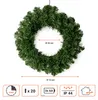 LED vánoční věnec, zelený, s časovačem a funkcemi - 35 cm - Náhled obrázku produktu 2