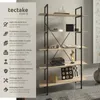 Etagère bibliothèque GLASGOW style industriel 106 x 34,5 x Voir les images du produit 2
