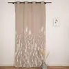 Ösenvorhang Pampasgras natur weiß 140x260cm Produktbild-Vorschau 2