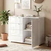 Comò HOMCOM a 4 cassetti, credenza con 1 anta e ripiano Anteprima dell’immagine prodotto 2