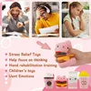 4er Set Squishies Katze Hamburger Anti-Stress Spielzeug für Produktbild-Vorschau 6