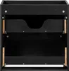 Waschtischunterschrank 60cm Riva mit 2 Schubladen, Schwarz Produktbild-Vorschau 3