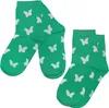 WERI SPEZIALS Mädchen Basicsocken 2er Pack Schmetterlinge Produktbild-Vorschau 2