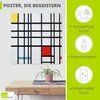 ARTland Poster Komposition mit rot blau und gelb. Größe: Produktbild-Vorschau 2