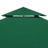 vidaXL Bâche de toit de pavillon de rechange 310 g/m² vert Voir les images du produit 2
