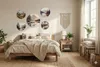 Runde Bilder für die Wand Beige Set für Schlafzimmer Produktbild-Vorschau 5