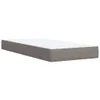 Hochwertig Boxspringbett mit Matratze Taupe 100x200 cm Produktbild-Vorschau 9